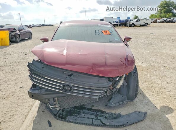 1VWDT7A38HC060593 2017 VOLKSWAGEN PASSAT Burgundy Vista frontal