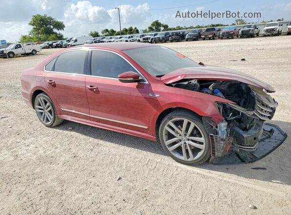 1VWDT7A38HC060593 2017 VOLKSWAGEN PASSAT Burgundy Delantero derecho