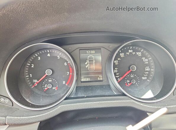 1VWDT7A38HC060593 2017 VOLKSWAGEN PASSAT Burgundy Vista del cuadro de instrumentos
