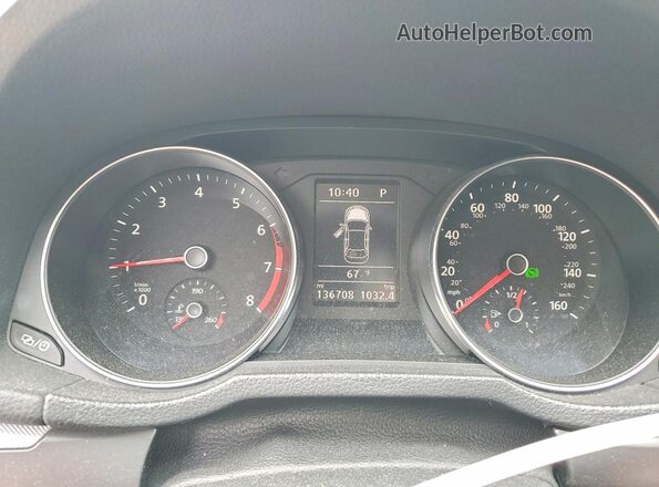 1VWDT7A39HC085180 2017 VOLKSWAGEN PASSAT Black Vista del cuadro de instrumentos