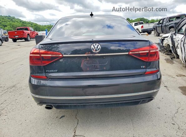 1VWDT7A39HC085180 2017 VOLKSWAGEN PASSAT Black Vista trasera