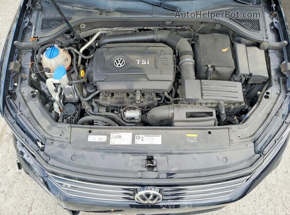 1VWDT7A39HC085180 2017 VOLKSWAGEN PASSAT Black Vista interior trasera