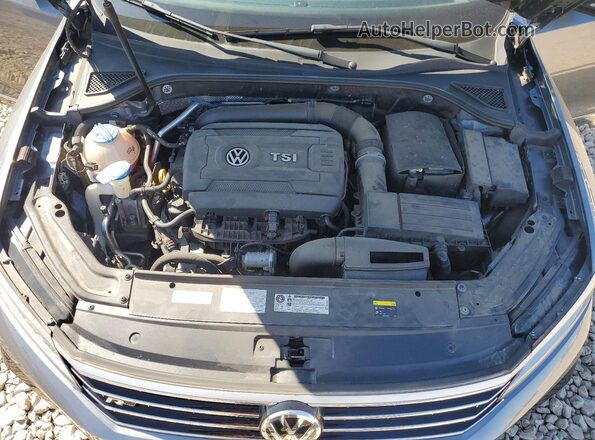 1VWDT7A3XHC081722 2017 VOLKSWAGEN PASSAT Серый Вид задней части салона