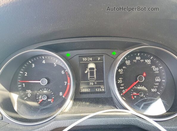 1VWDT7A3XHC081722 2017 VOLKSWAGEN PASSAT Серый Вид щитка приборов