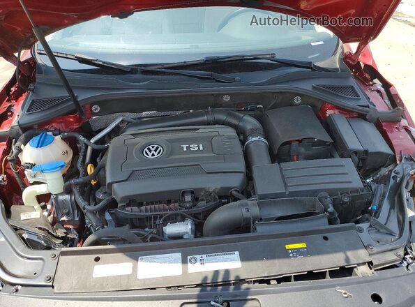 1VWGT7A32HC006347 2017 VOLKSWAGEN PASSAT Red Vista interior trasera