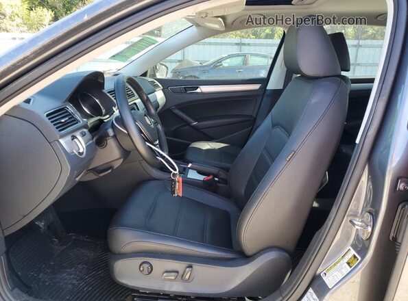 1VWLA7A31KC003550 2019 VOLKSWAGEN PASSAT Charcoal Vista interior delantera