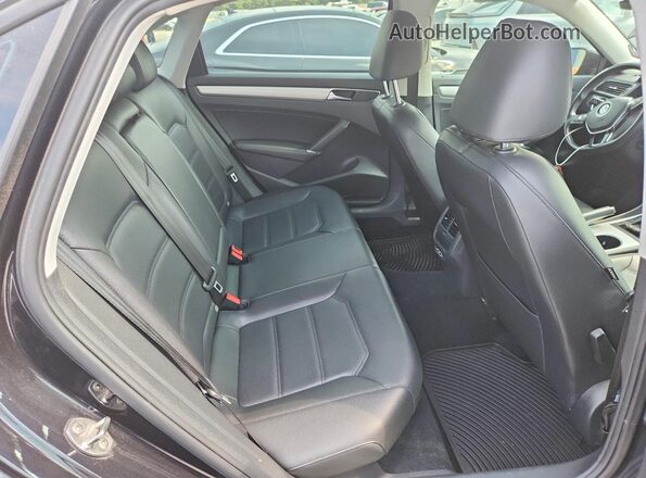 1VWLA7A31KC008781 2019 VOLKSWAGEN PASSAT Black Հետևի նստատեղերի տեսք