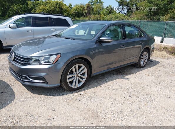 1VWLA7A35KC005155 2019 VOLKSWAGEN PASSAT Gray Vista tres cuartos delantera izquierda