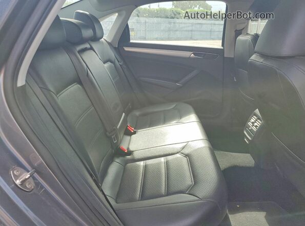 1VWLA7A3XKC003501 2019 VOLKSWAGEN PASSAT Charcoal Вид задніх сидінь