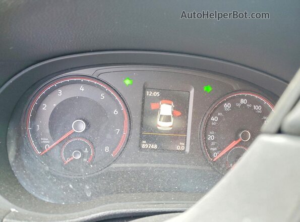1VWMA7A39LC008405 2020 VOLKSWAGEN PASSAT Синий Вид щитка приборов