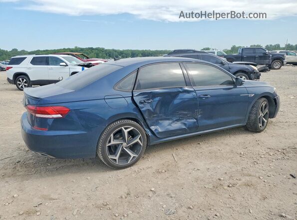 1VWMA7A39LC008405 2020 VOLKSWAGEN PASSAT Синий Задняя правая четверть