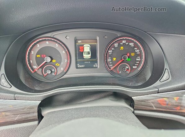 1VWMA7A39MC010737 2021 VOLKSWAGEN PASSAT Silver Widok zestawu wskaźników