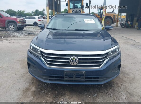 1VWSA7A31MC013672 2021 VOLKSWAGEN PASSAT Blue Սարքավորումների վահանակի տեսք
