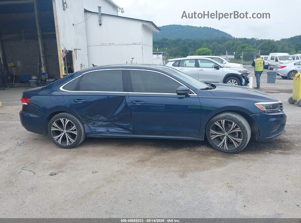 1VWSA7A31MC013672 2021 VOLKSWAGEN PASSAT Blue Սալոնի հետևի տեսք