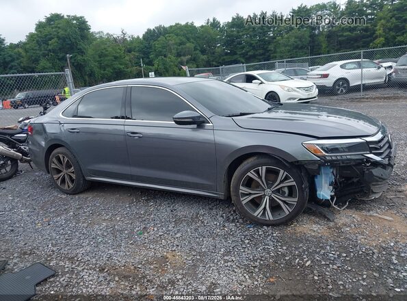 1VWSA7A31MC017222 2021 VOLKSWAGEN PASSAT Серый Вид задней части салона
