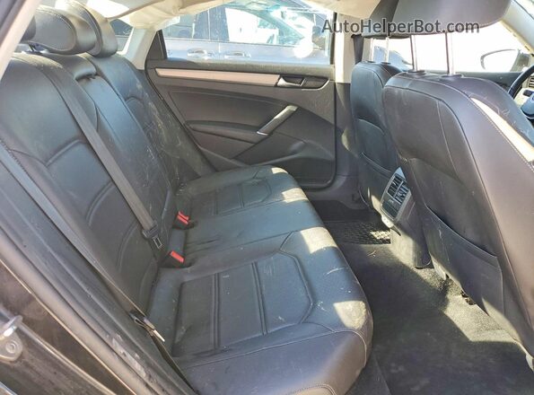 1VWSA7A37LC016428 2020 VOLKSWAGEN PASSAT Black უკანა სავარძლების ხედი