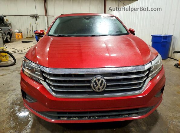 1VWSA7A37MC003387 2021 VOLKSWAGEN PASSAT Red Vista frontal