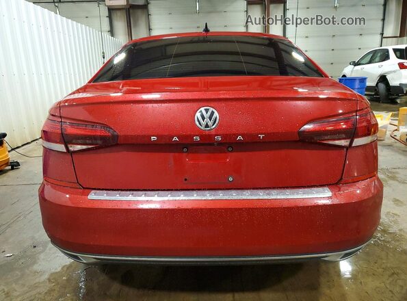 1VWSA7A37MC003387 2021 VOLKSWAGEN PASSAT Red Vista trasera