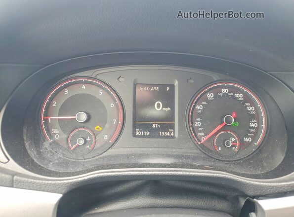 1VWSA7A39MC010079 2021 VOLKSWAGEN PASSAT Black Սարքավորումների վահանակի տեսք