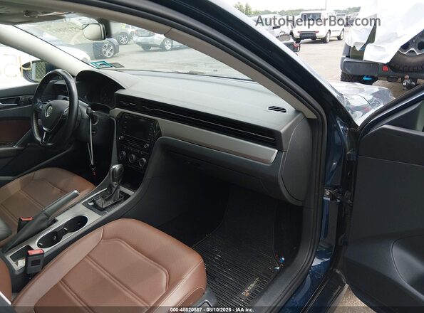 1VWWA7A38LC009442 2020 VOLKSWAGEN PASSAT Blue Вид салону спереду