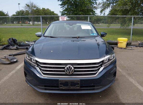 1VWWA7A38LC009442 2020 VOLKSWAGEN PASSAT Blue Вид щитка приладів