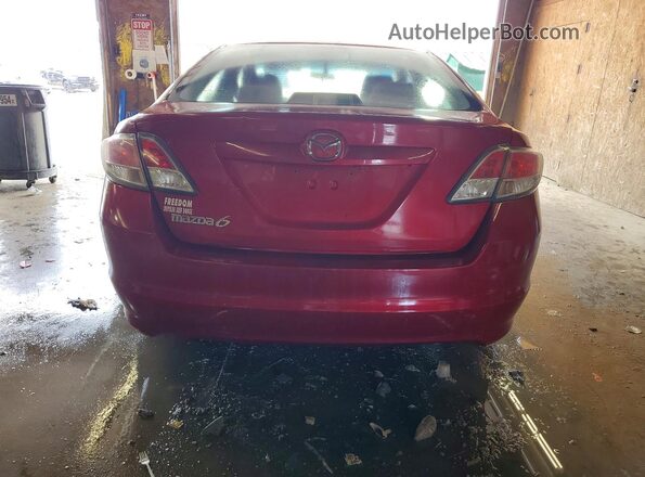 1YVHZ8DHXC5M43880 2012 MAZDA 6 Red Вид ззаду