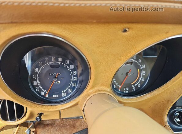 1Z37J3S401539 1973 CHEVROLET CORVETTE Зеленый Вид щитка приборов