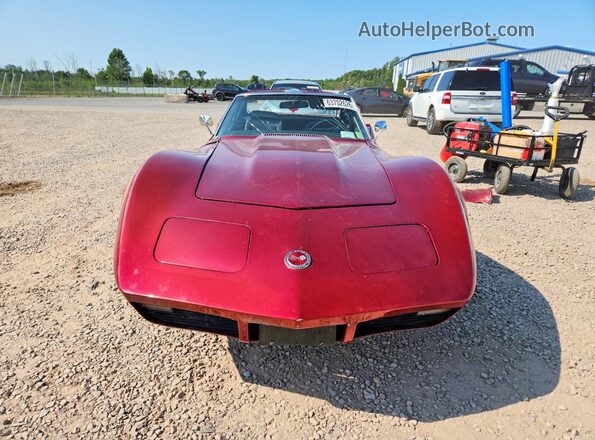 1Z37J4S418490 1974 CHEVROLET CORVETTE Красный Вид спереди