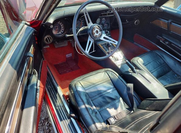 1Z37J4S418490 1974 CHEVROLET CORVETTE Красный Вид панели приборов