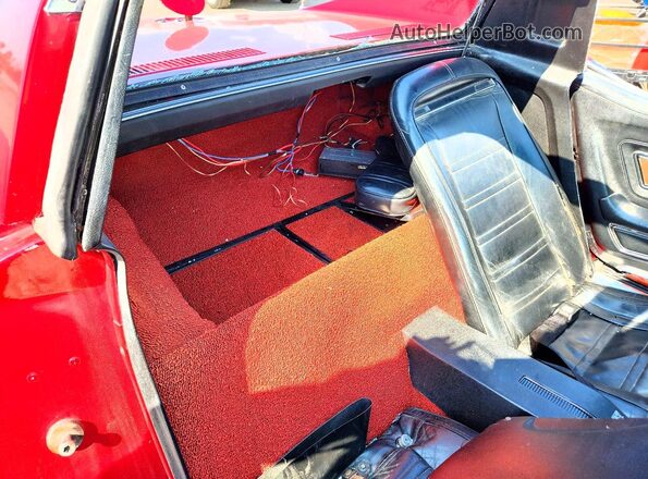 1Z37J4S418490 1974 CHEVROLET CORVETTE Красный Вид задних сидений