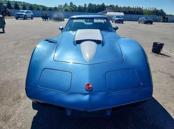 1Z37J5S400755 1975 CHEVROLET CORVETTE Синий Вид спереди