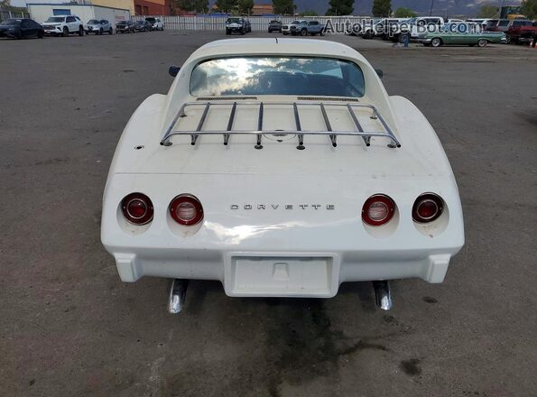 1Z37J5S423691 1975 CHEVROLET CORVETTE Белый Вид сзади