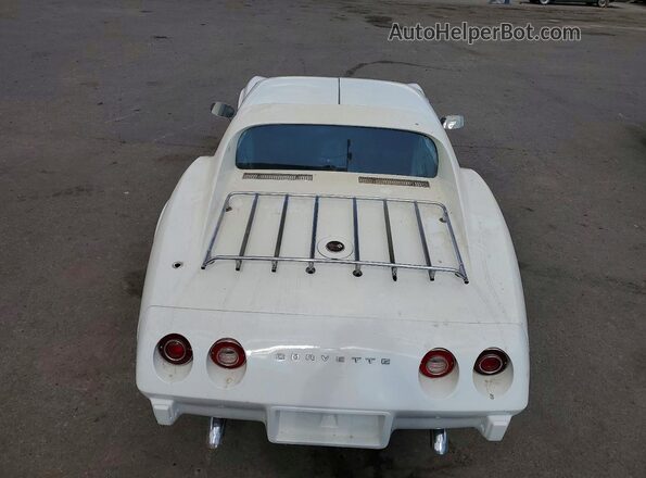 1Z37J5S423691 1975 CHEVROLET CORVETTE Белый Вид задних сидений