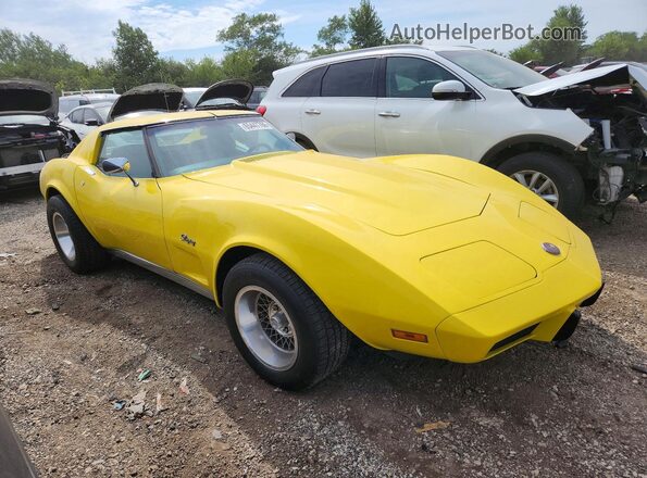 1Z37J5S427768 1975 CHEVROLET CORVETTE Yellow Առջևի աջ