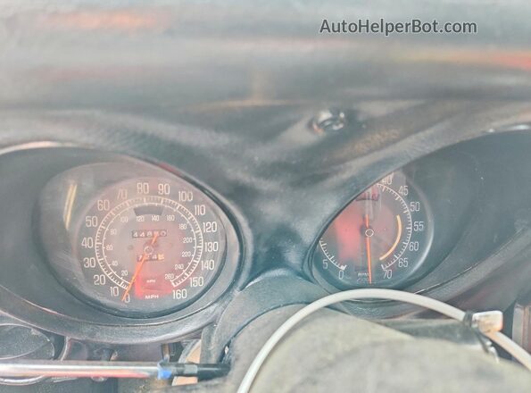 1Z37L7S448960 1977 CHEVROLET CORVETTE Красный Вид щитка приборов