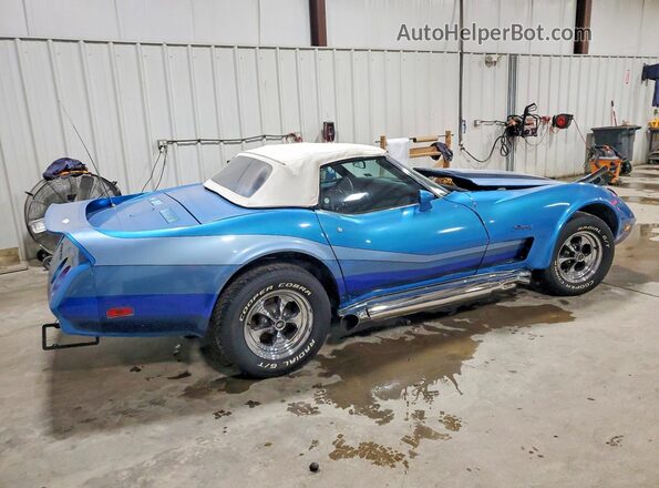 1Z67J4S424177 1974 CHEVROLET CORVETTE Blue უკანა მარჯვენა