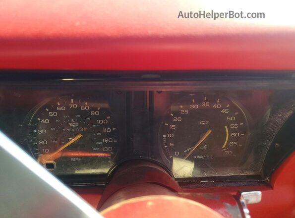 1Z8749S403563 1979 CHEVROLET CORVETTE Двухцветный Вид щитка приборов
