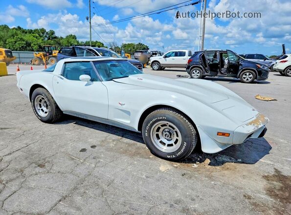 1Z8749S419324 1979 CHEVROLET CORVETTE White Передня права чверть
