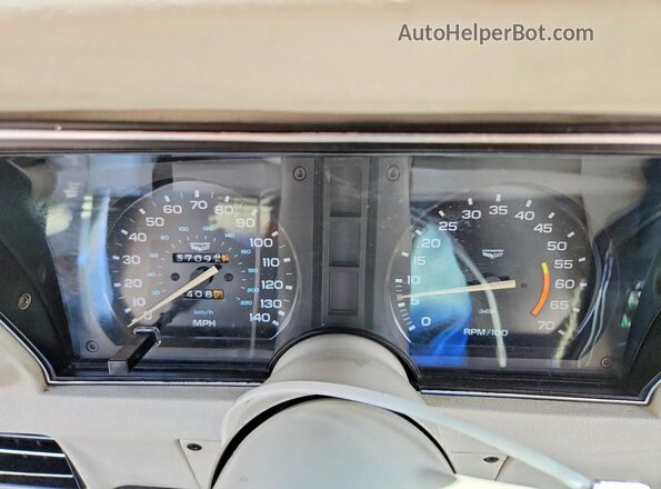 1Z8749S419324 1979 CHEVROLET CORVETTE White Вид щитка приладів
