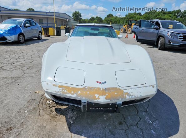 1Z8749S419324 1979 CHEVROLET CORVETTE White Вид спереду