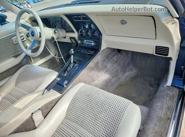 1Z8789S448875 1979 CHEVROLET CORVETTE Blue Widok deski rozdzielczej