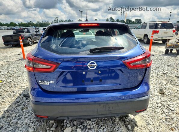 JN1BJ1AV7MW304700 2021 NISSAN ROGUE Blue Widok wnętrza z przodu