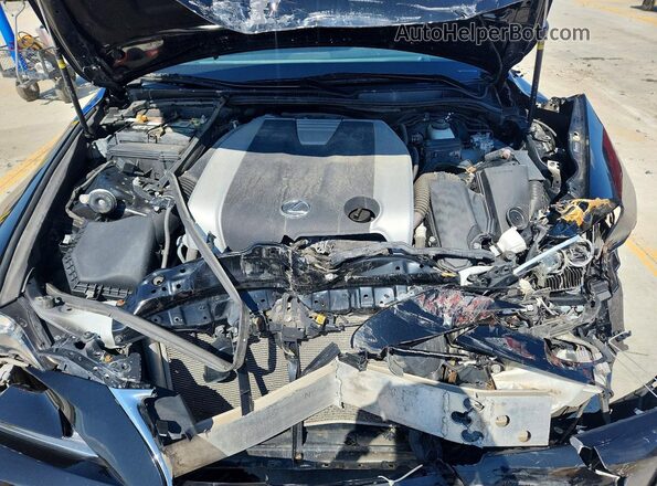 JTHCM1D22G5010852 2016 LEXUS IS Black Вид підкапотного простору