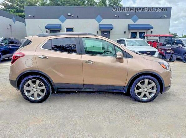 KL4CJCSM3KB734676 2019 BUICK ENCORE Tan Widok wnętrza 360 stopni