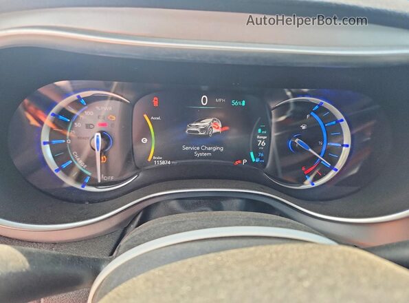 2C4RC1N74LR257926 2020 CHRYSLER PACIFICA Gray Vista de los asientos traseros
