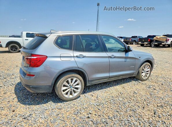 5UXWX9C51G0D80463 2016 BMW X3 Серебряный Передняя правая четверть