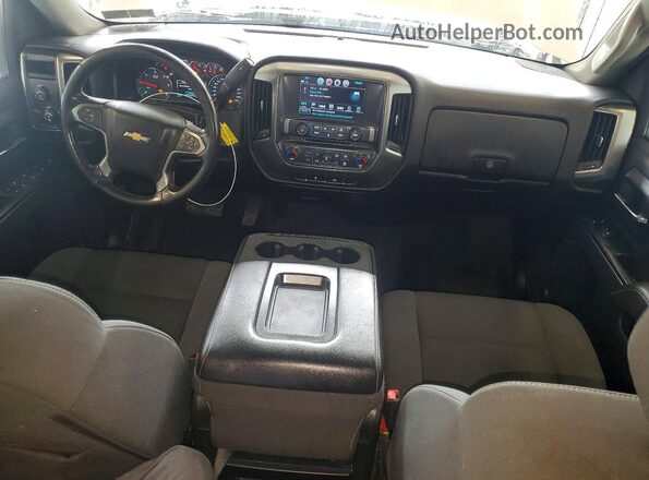 2GCVKREC2J1108004 2018 CHEVROLET SILVERADO White Vista del cuadro de instrumentos