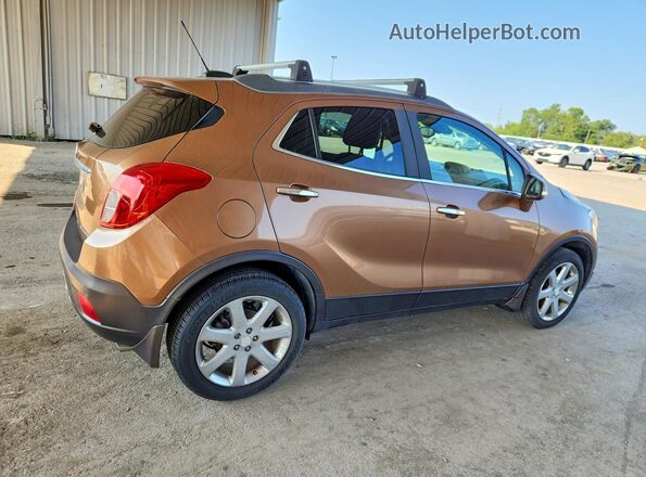 KL4CJHSBXGB644198 2016 BUICK ENCORE Коричневый Передняя правая четверть