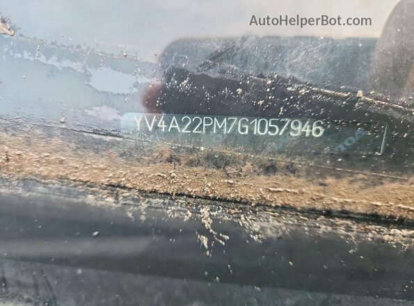 YV4A22PM7G1057946 2016 VOLVO XC90 Угольный Панорамный вид салона 360°