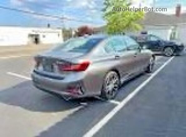 3MW5R7J02L8B39234 2020 BMW 3 SERIES Серый Передняя правая четверть